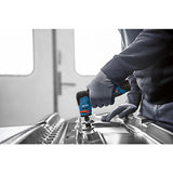 Amoladora Recta A Batería Bosch Professional Gwg 12v-50 S Professional Solo Azul/Negro, Sin Batería Ni Cargador, En L-Boxx