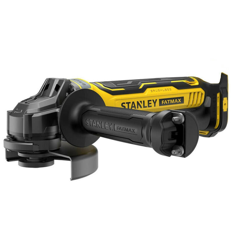 Amoladora Stanley Fatmax Sfmcg700b-Xj  Angular Sin Escobillas V20 18v Unidad Sin Batería Y Cargador, En Caja De Cartón