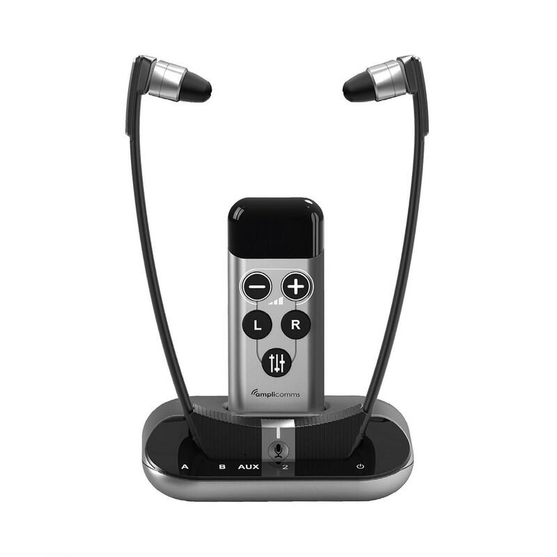 Amplicomms Tv3500 Auricular Inalámbrico Muy Ligero Para Tv Amplicomms