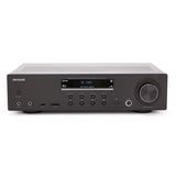 Amplificador Aiwa Amu-120bt Negro 2xcanales/Chasis Metal/2xout 60w/Bt 5.0/Usb/Sd Amu-120btbk