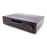 Amplificador Aiwa Amu-120bt Negro 2xcanales/Chasis Metal/2xout 60w/Bt 5.0/Usb/Sd Amu-120btbk