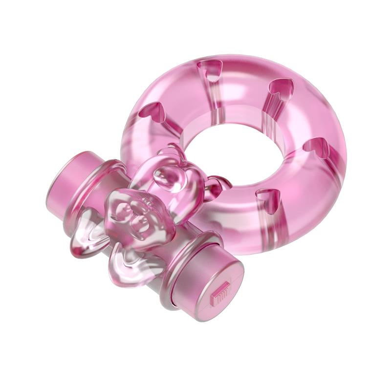 Anillo Con Bala Vibradora Conejito