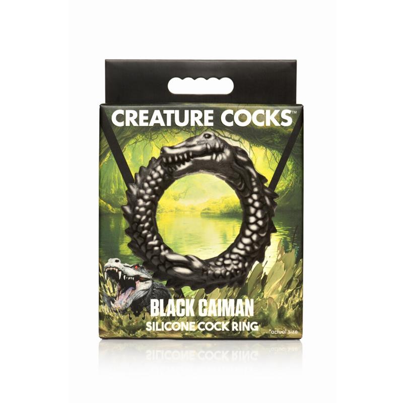 Anillo Para El Pene Black Caiman
