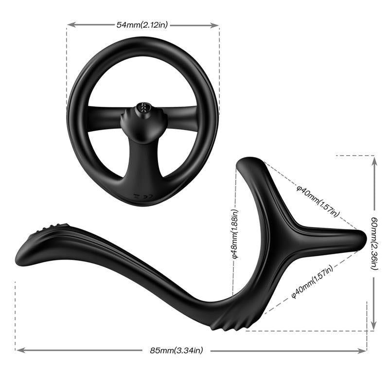 Anillo Para El Pene Con Estimulación Perianal