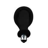 Anillo Para El Pene Con Plug Anal Negro