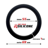 Anillo Para El Pene Silicona Sólida 55 Mm Negro