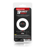 Anillo Para El Pene Striped Súper Flexible 1.9 Cm Transparente