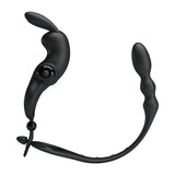 Anillo Vibrador Con Cadena Anal Desmontable