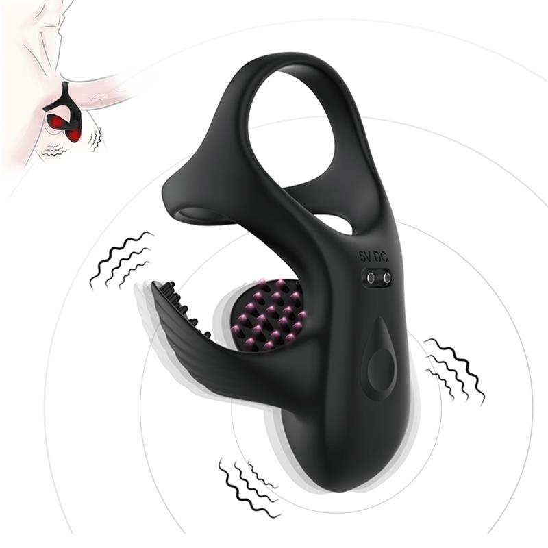 Anillo Vibrador Para El Pene Y Testículos