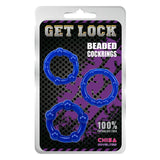 Anillos Para El Pene Beaded Azul