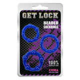 Anillos Para El Pene Beaded Azul