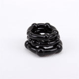 Anillos Para El Pene Beaded Negro