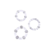 Anillos Para El Pene Beaded Transparente