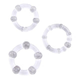 Anillos Para El Pene Beaded Transparente