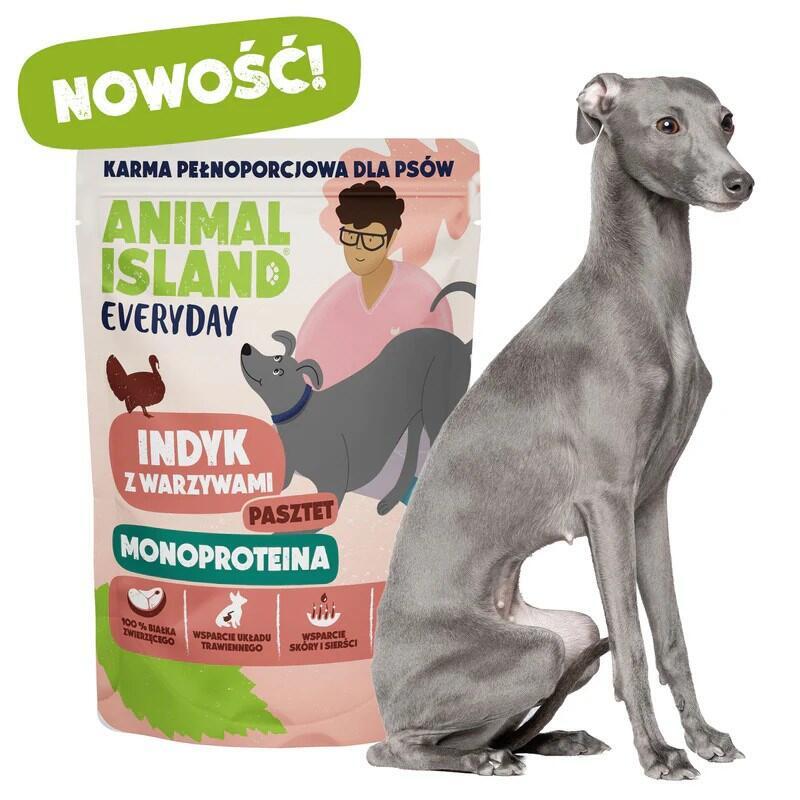 Animal Island Monoproteinowa Indyk Para Perro 300g