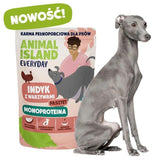 Animal Island Monoproteinowa Indyk Para Perro 300g