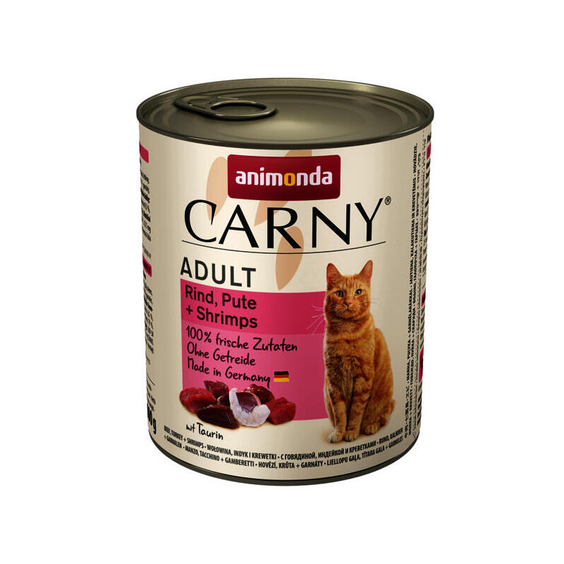 Animonda Carny Adult Sabor: Ternera, Pavo 800g