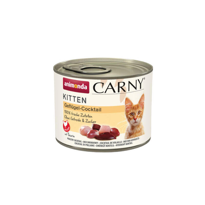 Animonda Carny Kitten Poultry Cocktail  - Comida Húmeda Para Gatos - 200g