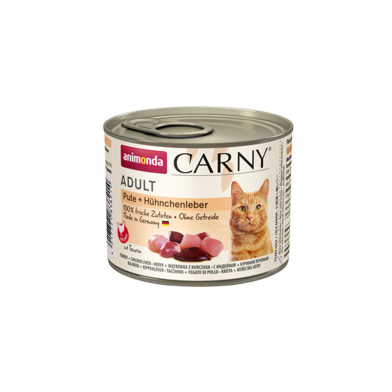 Animonda Cat Carny Adult Turkey With Lamb - Wet Cat Food - 400g