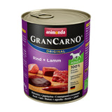 Animonda Grancarno Adult Sabor: Ternera Y Cordero 800g - Comida Húmeda Para Perros
