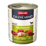 Animonda Grancarno Sabor Adulto: Ternera, Conejo Y Hierbas 800g