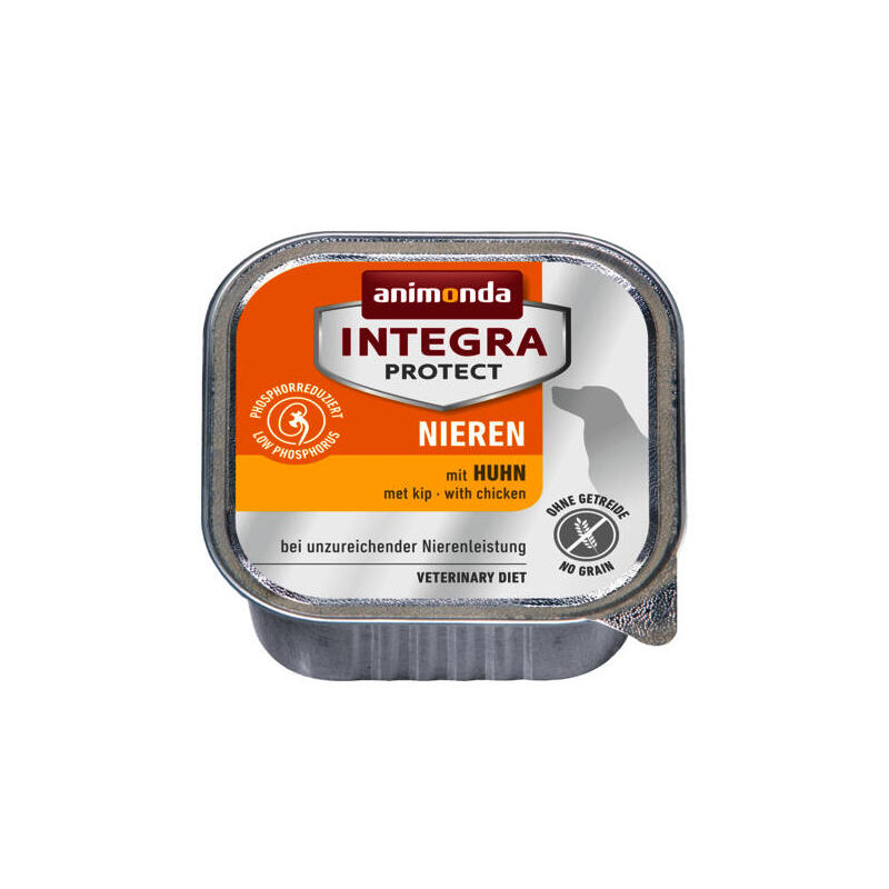 Animonda Integra Protect Nieren Sabor: Pollo - Bandeja 150g