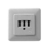 Anschlussdose Tae 2x6/6 Nf/F Up Perlblanco