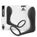 Ansel Plug Anal Con Vibración Y Anillo Usb Silicona