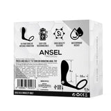 Ansel Plug Anal Con Vibración Y Anillo Usb Silicona