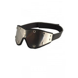 Antifaz Cuero Y Metal Flexible Ajustable
