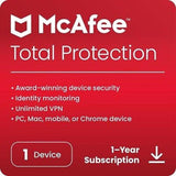 Antivirus Mcafee Total Proteccion 1 Dispositivo 1 Año Esd (Descarga Directa)