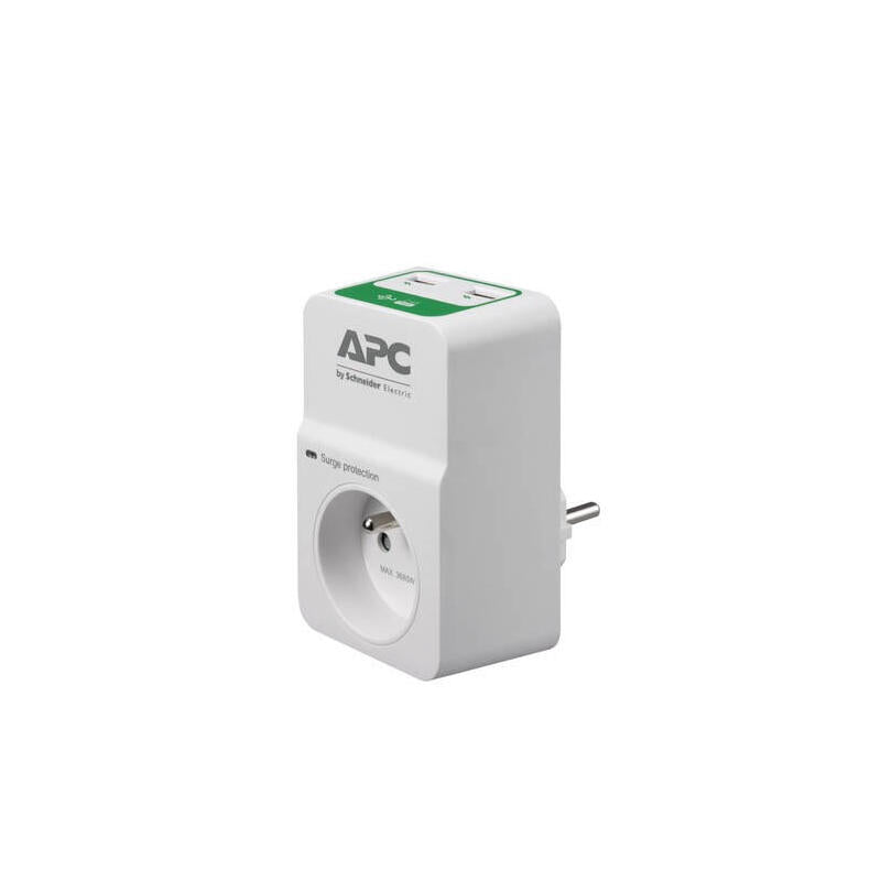 Apc Limitador De Tension 1 Salidas Ac 230 V Blanco Pm1wu2-Fr