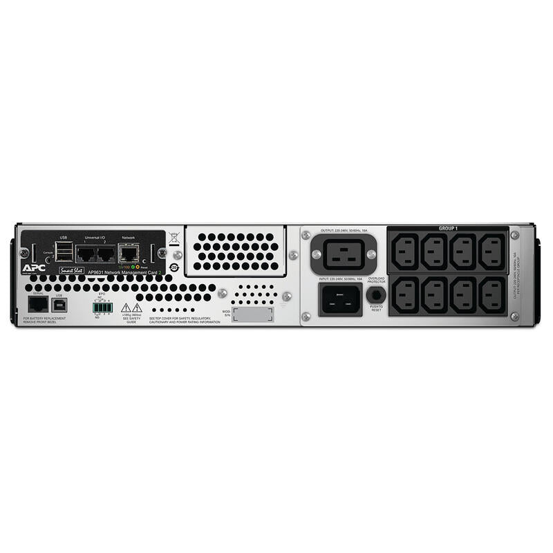 Apc Smart-Ups 2200va Lcd Rm Ups 1.98 Kw 2200 Va Con Apc Ups Network Management Card