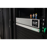 Apc Smart-Ups Srt Li-Ion 2200va Rm 230v Network Card In Sistema De Alimentación Ininterrumpida (Ups) Doble Conversión (En Línea) 1980 W 8 Salidas Ac