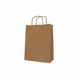 Apli Bolsa Con Asas Papel Kraft 18x8x21cm Marrón -50u-