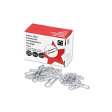 Apli Clips Alambre Nº 1½ - 26mm - Acabado Galvanizado Plata - 100 Unidades Por Caja - Organizacion Perfecta
