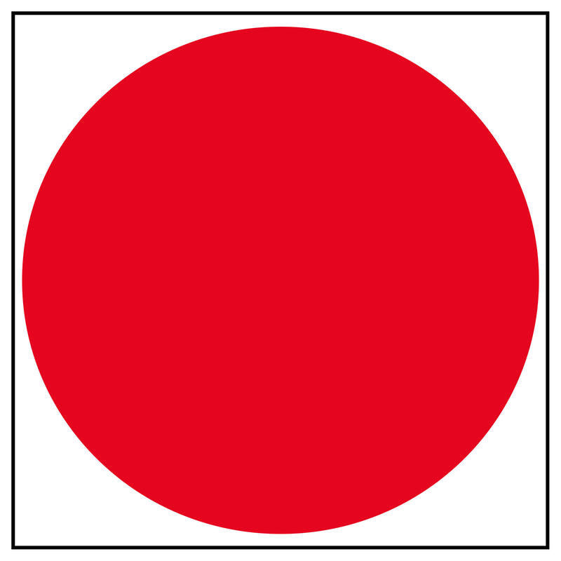 Apli Etiqueta Señalizacion Punto Rojo Especial Cristal 1 U.