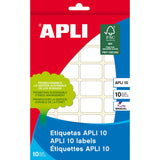 Apli Etiquetas Adhesivas 10x16mm Escritura Manual C/Romos 81 X 10h Blanco