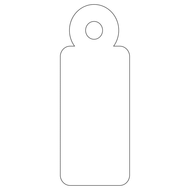 Apli Etiquetas Colgantes Blancas 13 X 34mm 200 U.