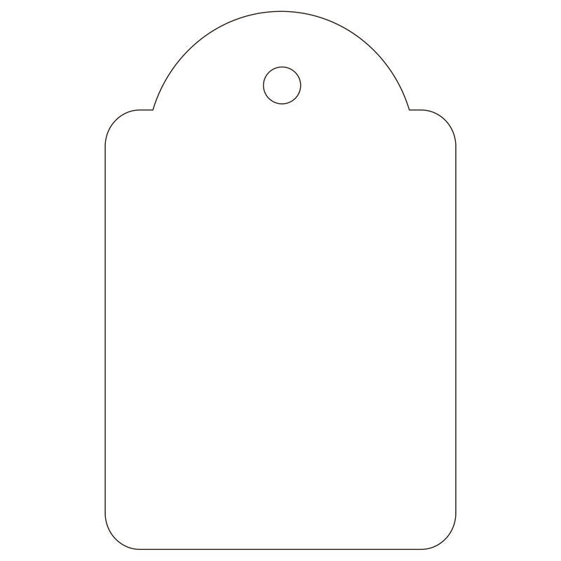 Apli Etiquetas Colgantes Blancas 28 X 43mm 100 U.