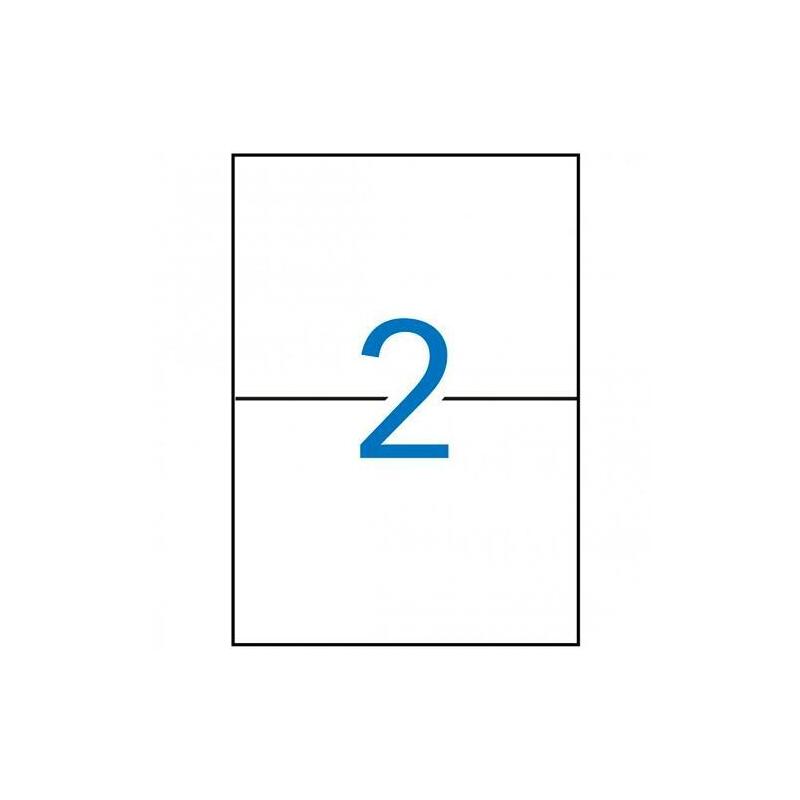 Apli Etiquetas Etiquetas 210x148mm Para Láser Cantos Rectos Blanco Pack 250 Hojas
