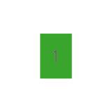 Apli Etiquetas Verdes Permanentes 210.0 X 297.0mm 20 Hojas