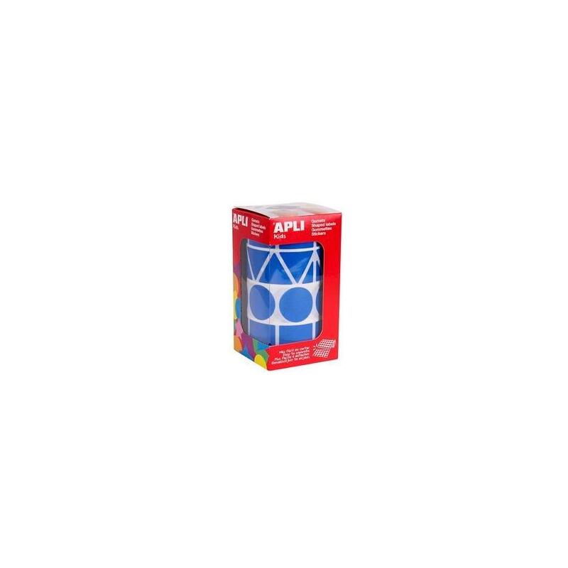 Apli Gomets Figuras Surtidas Rollo Azul Xl