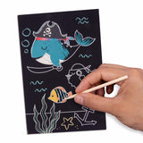 Apli Mini Láminas Rasca Y Dibuja Set Scratch&Draw Caja Expositora De 12 Surtidos +4 Años