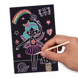 Apli Mini Láminas Rasca Y Dibuja Set Scratch&Draw Caja Expositora De 12 Surtidos +4 Años