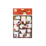 Apli Pack De 24 Etiquetas Adhesivas Navideñas Para Regalos - Tamaños Y Diseños Surtidos - Espacio Para Escribir