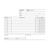 Apli Talonario Entrega 1/4 Apaisado Triplicado - 210x148mm - Numeracion Secuencial - Papel Autocopiativo - Tres Copias - Blanco