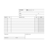 Apli Talonario Entrega 1/4 Apaisado Triplicado - 210x148mm - Numeracion Secuencial - Papel Autocopiativo - Tres Copias - Blanco