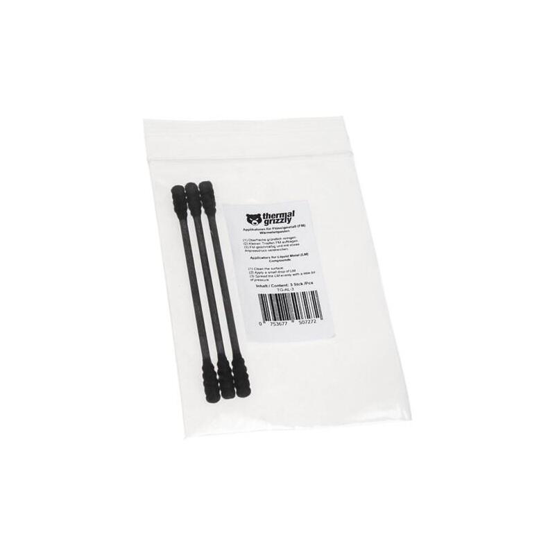 Aplicador Térmico De Metal Líquido Grizzly - 3 Piezas - ( Clr1489 )