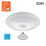 Aplique Led De Superficie Con Sensor Y Luz De Emergencia Ip20 16w 30 Leds 6400k Edm